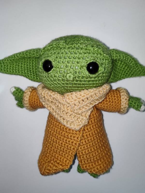 Yoda Crochet Doll