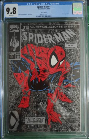 Spider-Man - Vol. 1 #1 (Silver Edition) CGC Graded 9.8