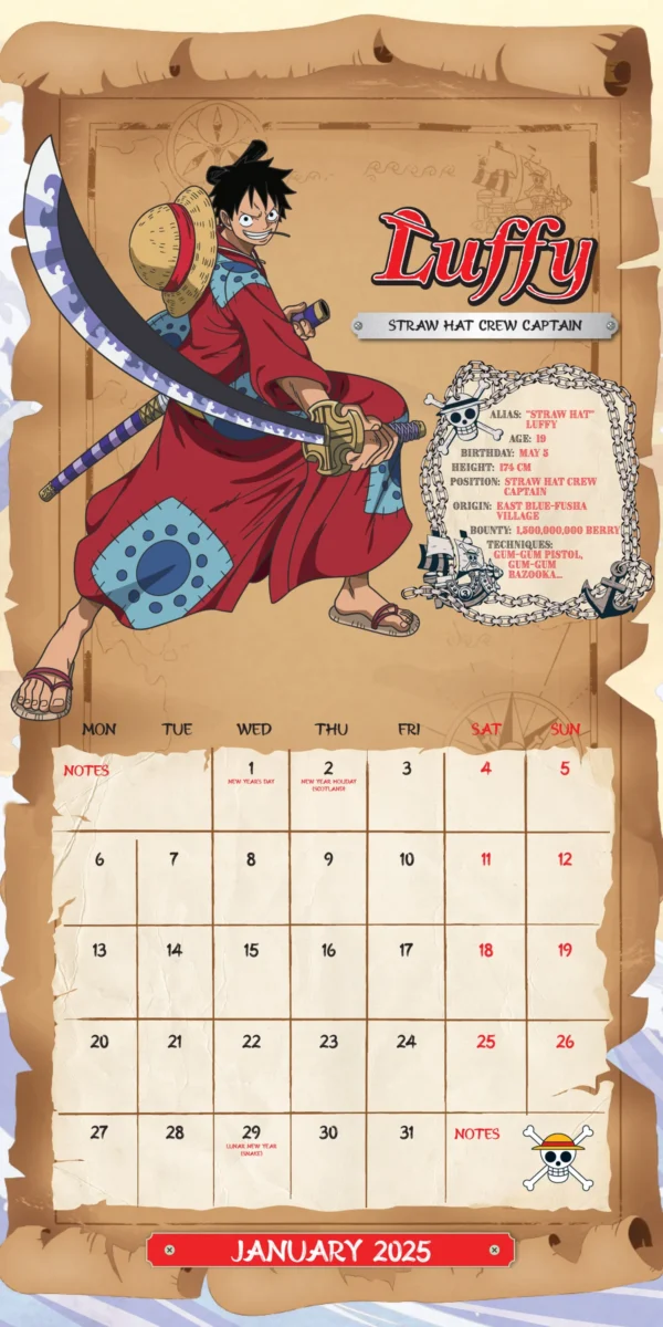 Calendar 2025 One Piece - Image 3