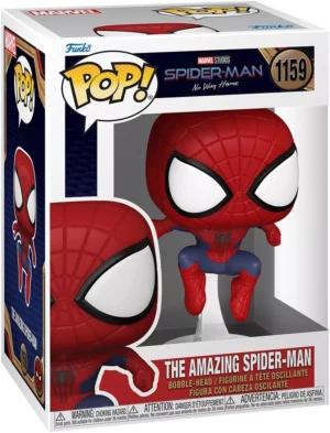 Funko Pop! Marvel: Spider-Man No Way Home - The Amazing Spider Man (Leaping) #1159 Bobble-Head Vinyl Figure