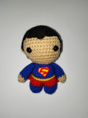 Super-man Crochet Doll 15cm