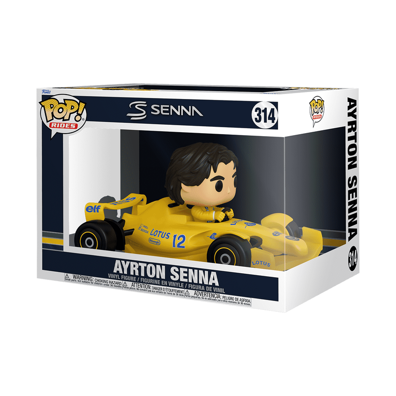 Funko Pop! Rides Super Deluxe: Senna - Ayrton Senna (Lotus) #314 Vinyl Figure