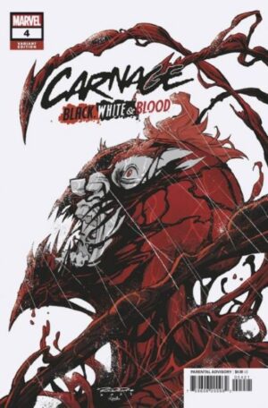 Carnage: Black - White & Blood # 4B