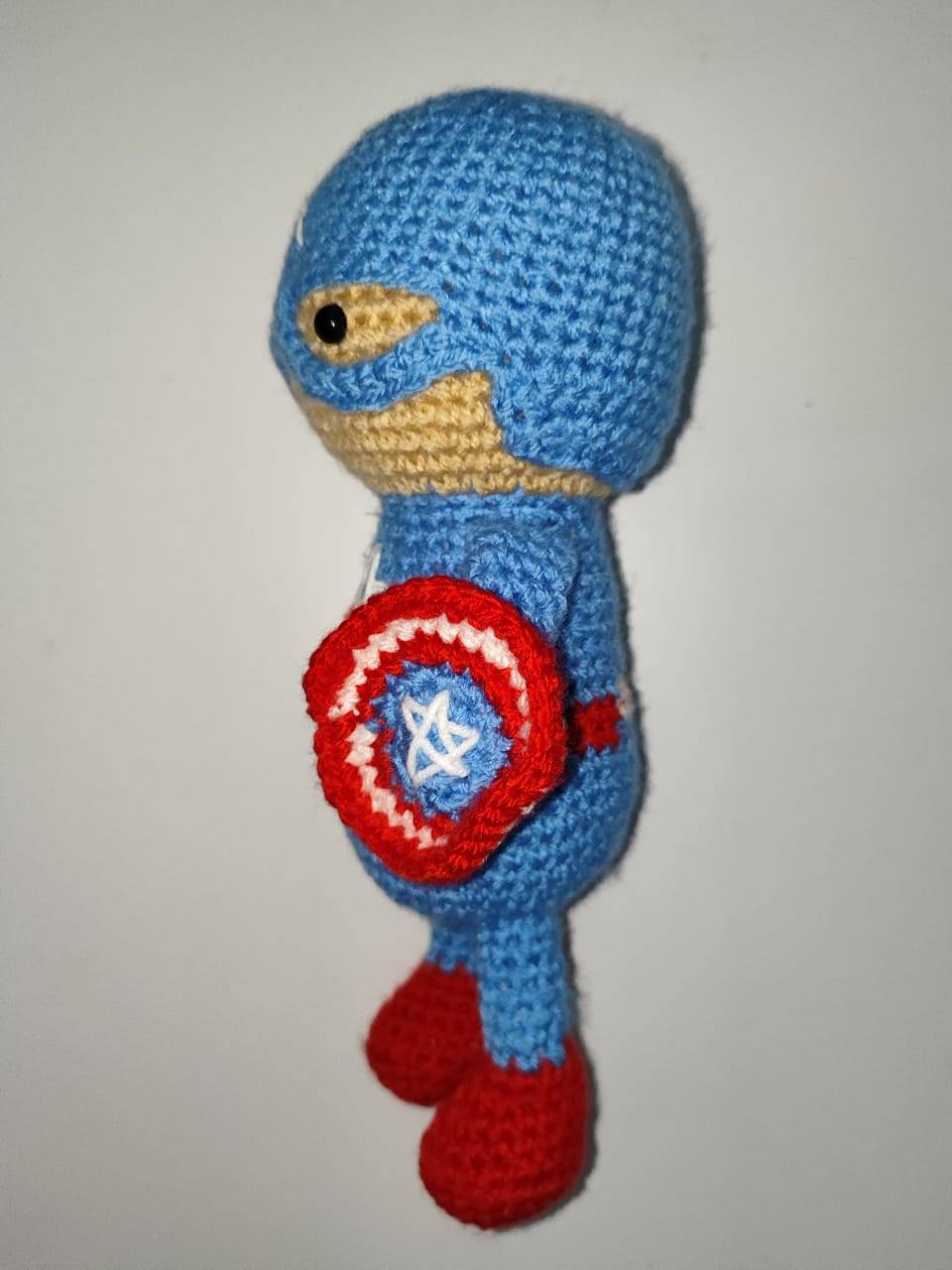 Captain America Crochet Doll - Image 5
