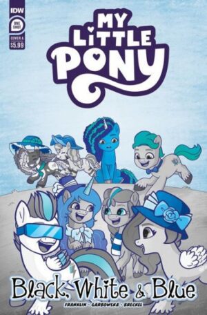 My Little Pony: Black - White & Blue # 1A